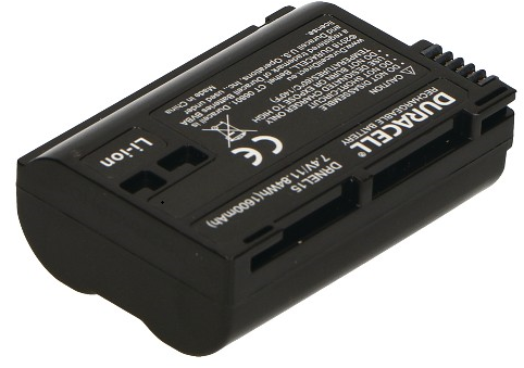 DURACELL Kameraakku für Nikon EN-EL15 - Leistungsstarker Ersatzakku (DRNEL15) DURNIKONENEL15