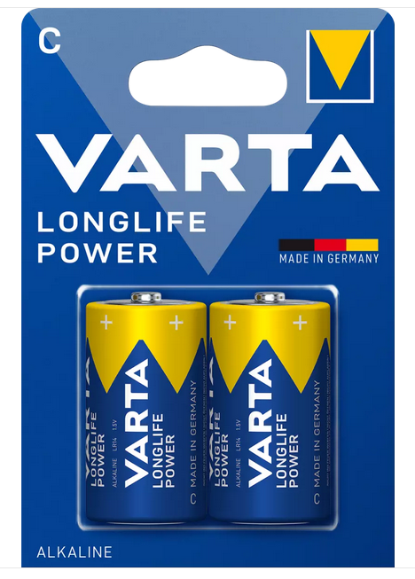 Varta Longlife Power Batterie 4914 / LR 14  2er-Blister