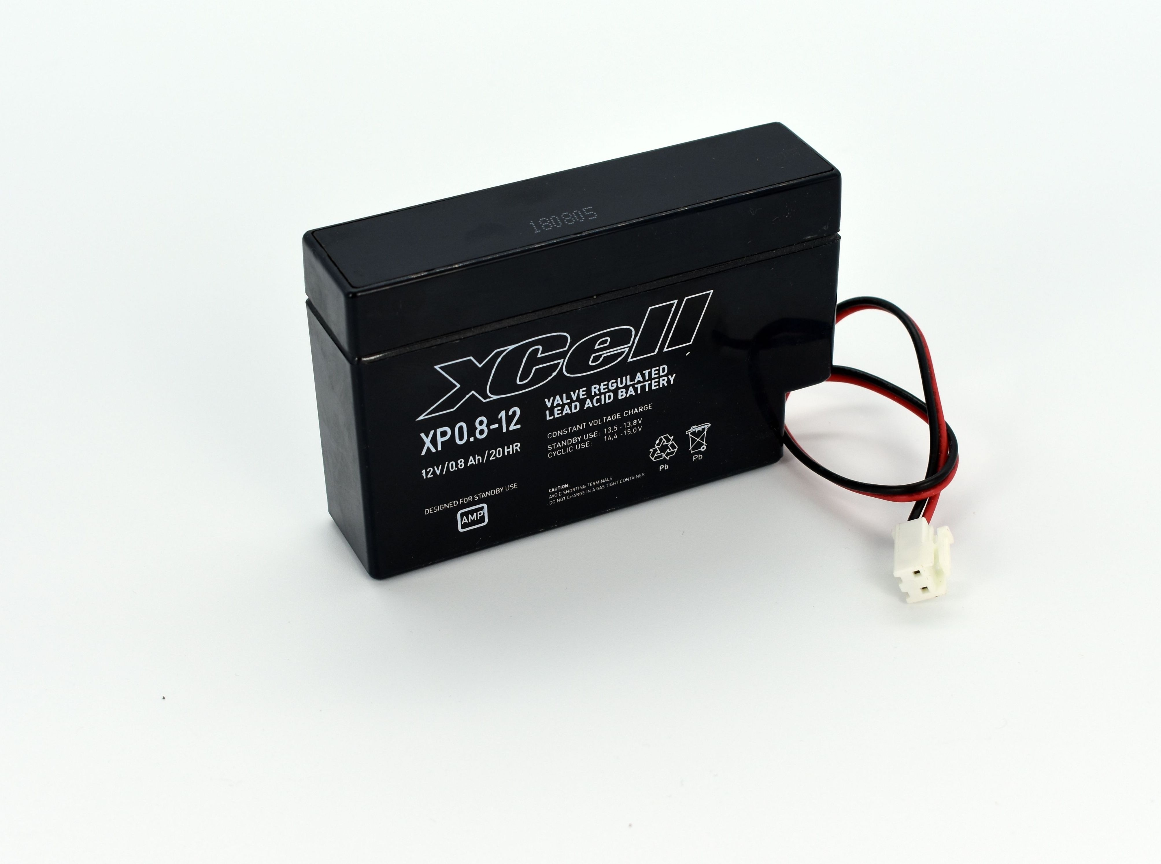 XCELL XP0.812JST Bleiakku mit JST-Stecker – 12 V und 0,8 Ah XCELL XP0.812JST Bleiakku mit JST-Stecker – 12 V und 0,8 Ah