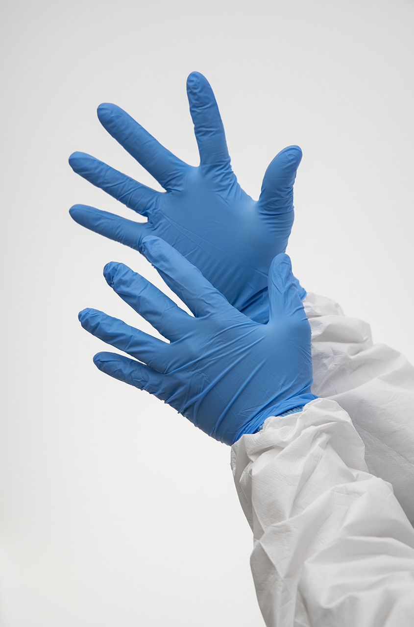 CRD Nitril Handschuhe Größe L EN455/EN374/LFGB Food/FDA