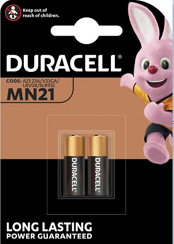 Duracell Plus Power Alkaline Batterie MN21  2er-Blister