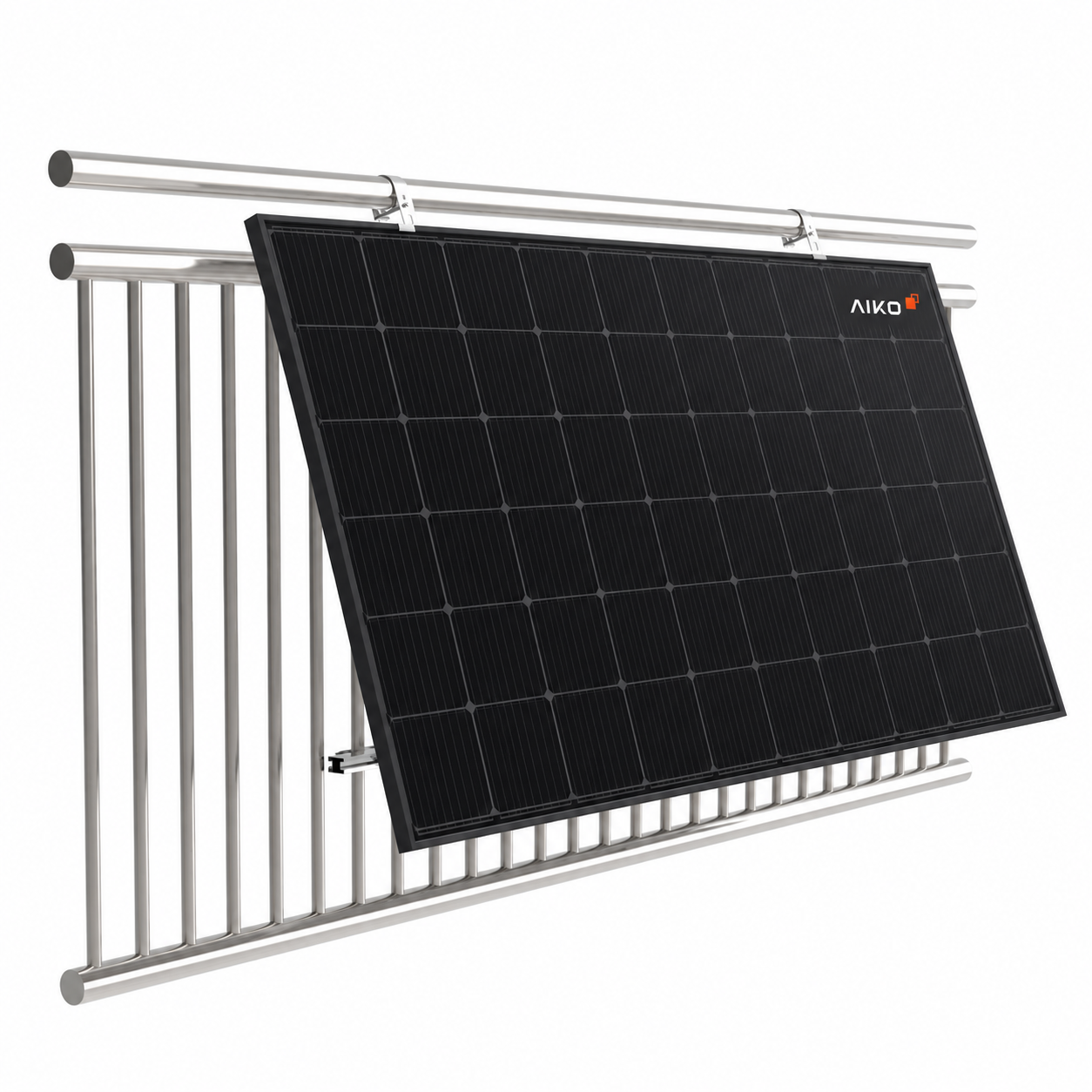 Balkonkraftwerk Solarhalterung 0–30° verstellbar Balkon, Geländer & Wand für PV-Module 30/35 mm