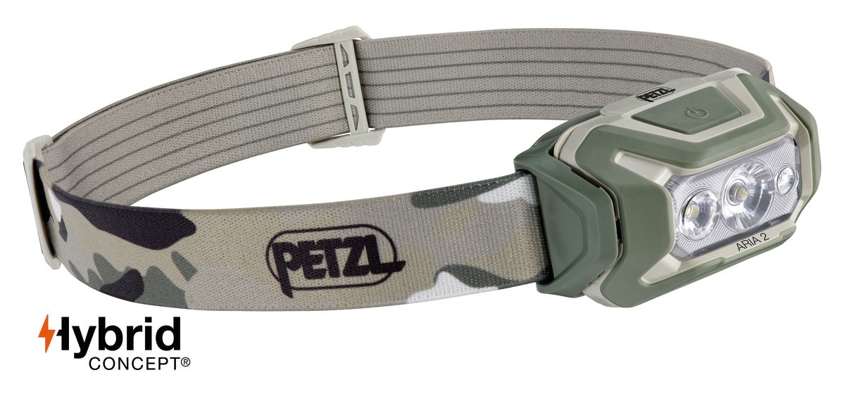 Bild PETZL  ARIA 2 RGB Stirnlampe camo
