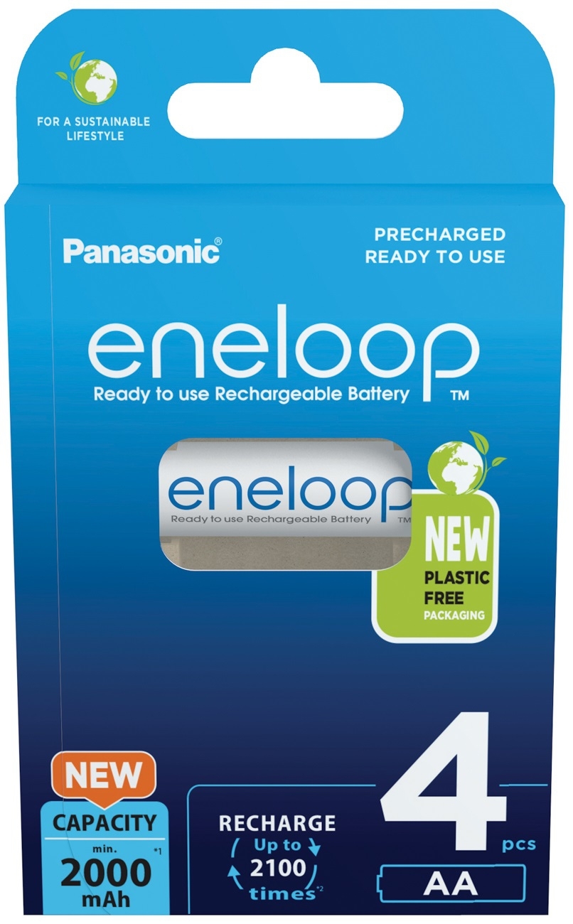 Panasonic Eneloop BK-3MCDE 4er-Blister – Zuverlässige AA-Akkus im praktischen Karton
