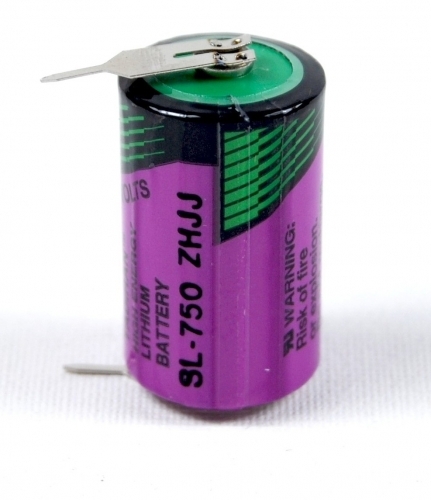 Tadiran SL-750PR Lithium Batterie 1/2 AA mit 3,6 V und 1,0 Ah, mit radialen Pins Tadiran SL-750PR Lithium Batterie 1/2 AA mit 3,6 V und 1,0 Ah, mit radialen Pins