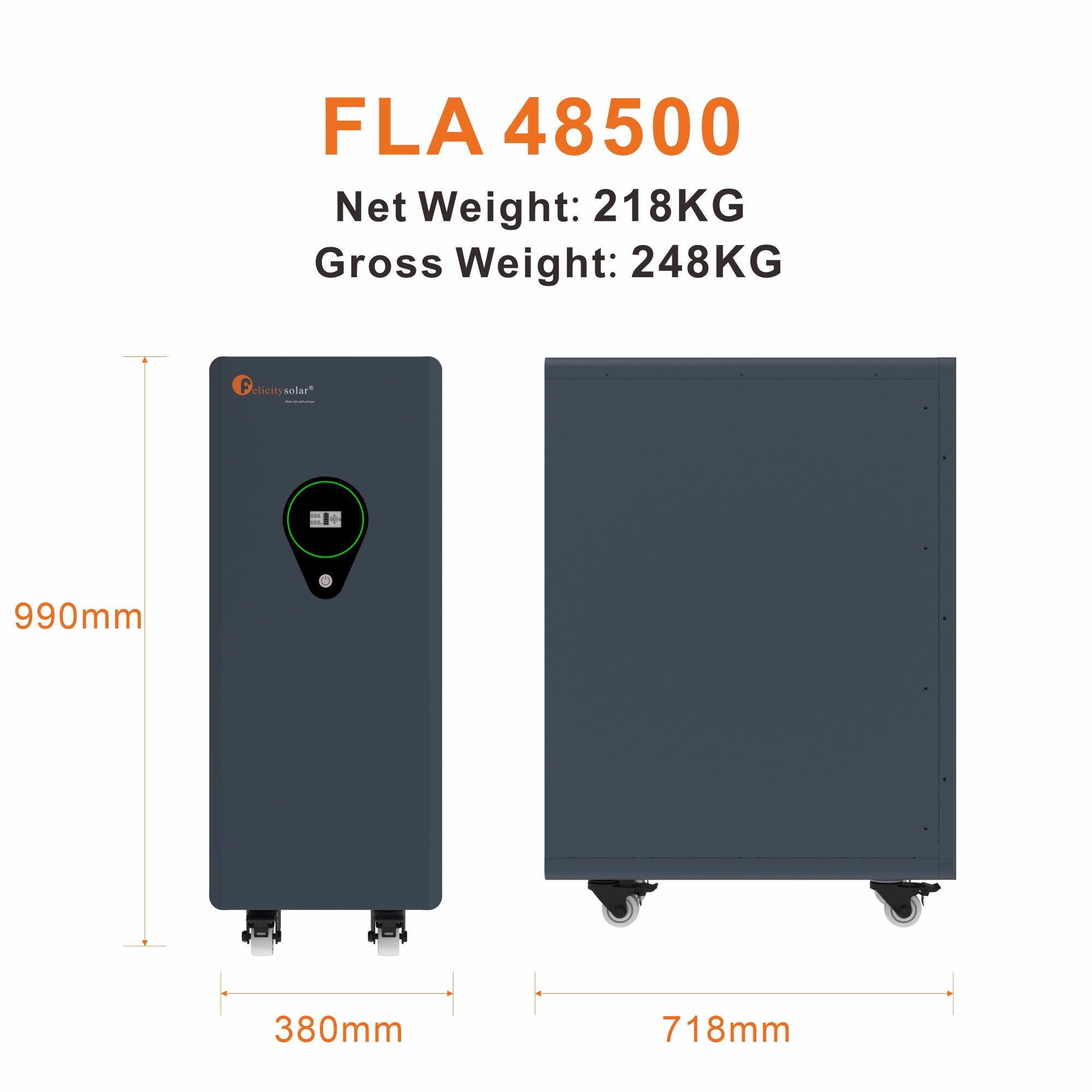 Felicity FLA48500 Niedervolt Batteriespeicher 25 kWh Felicity FLA48500 Niedervolt Batteriespeicher 25 kWh