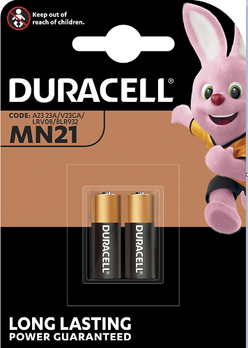 Duracell Plus Power Alkaline Batterie MN21 - Zuverlässige Leistung im 2er-Blister