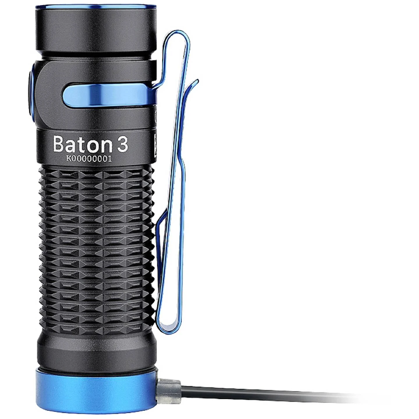 OLight Baton 3 Premium Black LED Taschenlampe