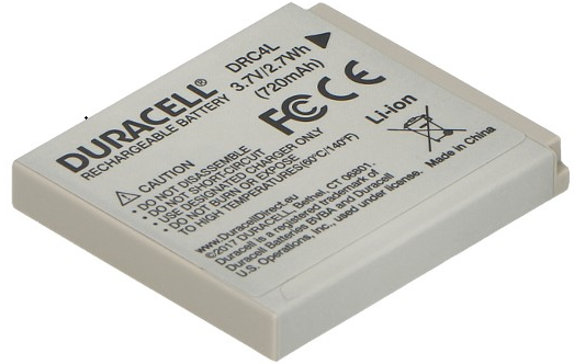 Duracell Camcorderakku DRC4L LiIon 3,7V/720mAh