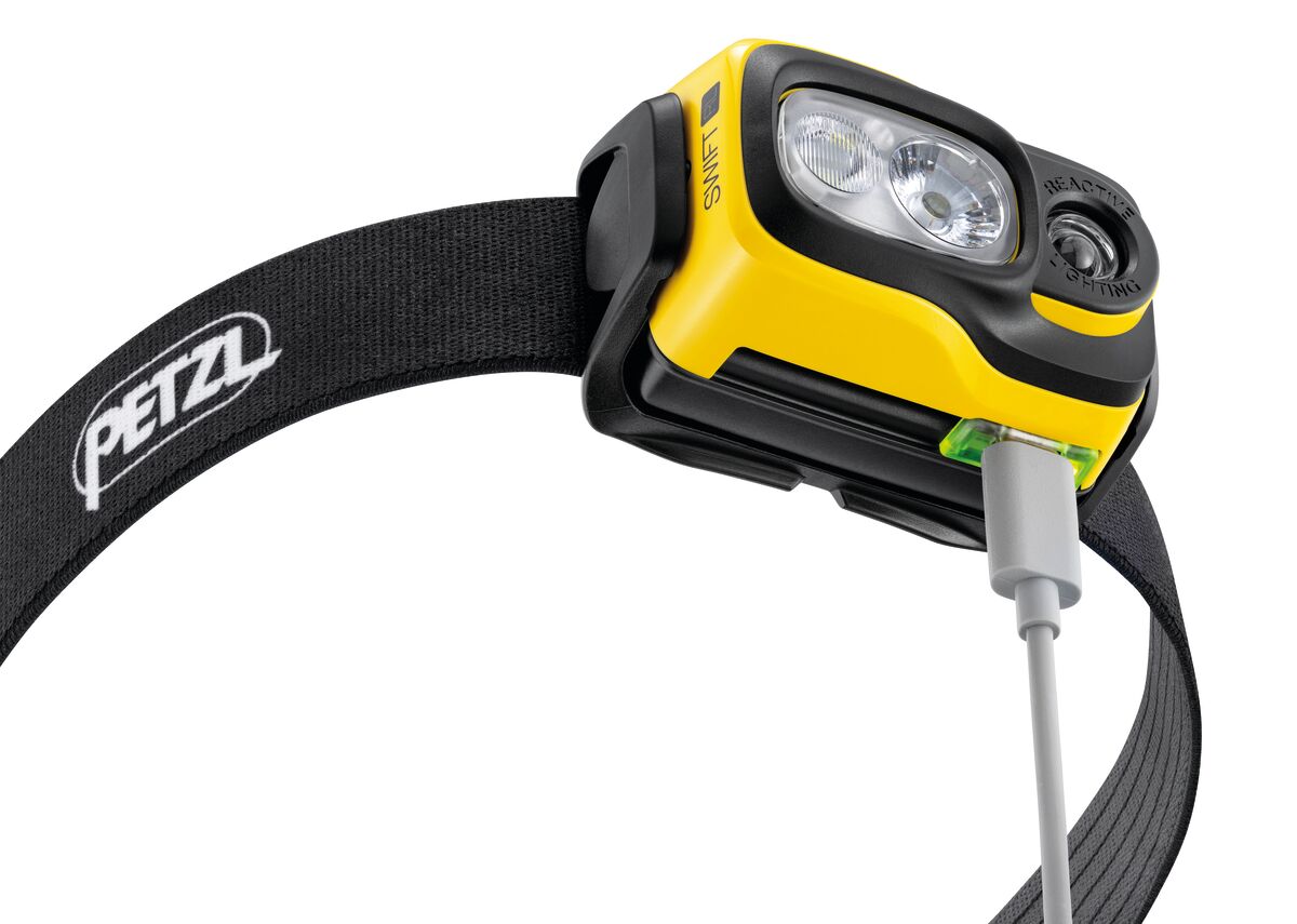 Petzl SWIFT RL Stirnlampe - schwarz/gelb