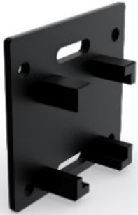 Bild Mounting Systems Endkappe 4/35 schwarz