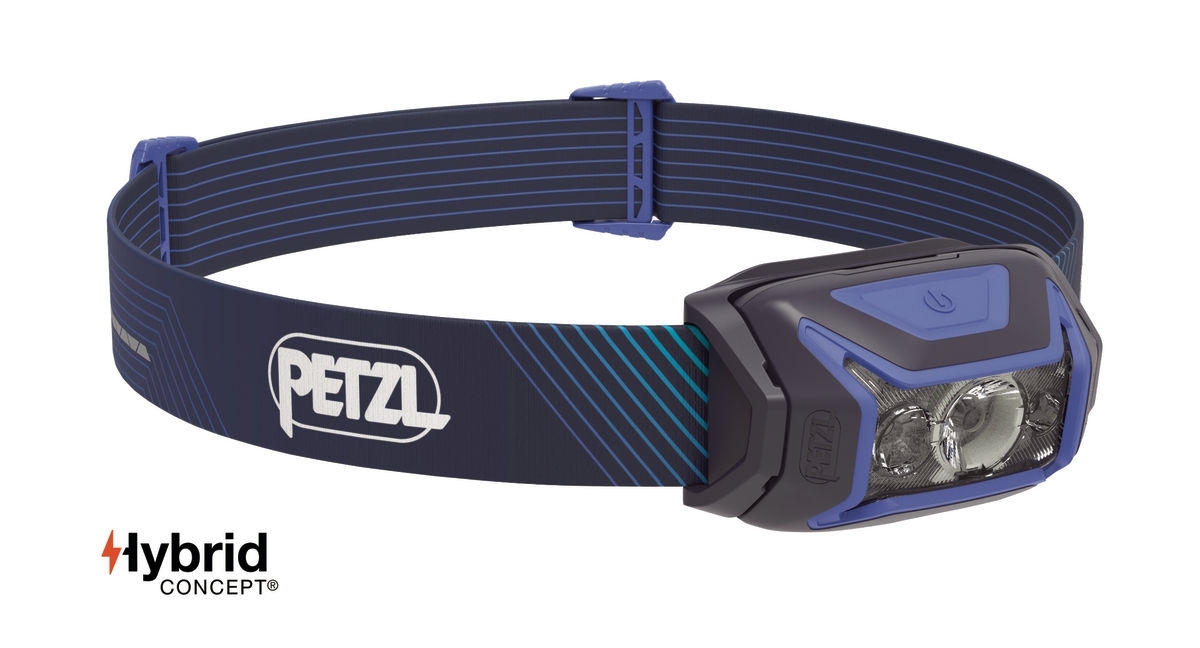 Bild PETZL  ACTIK CORE Stirnlampe - blau