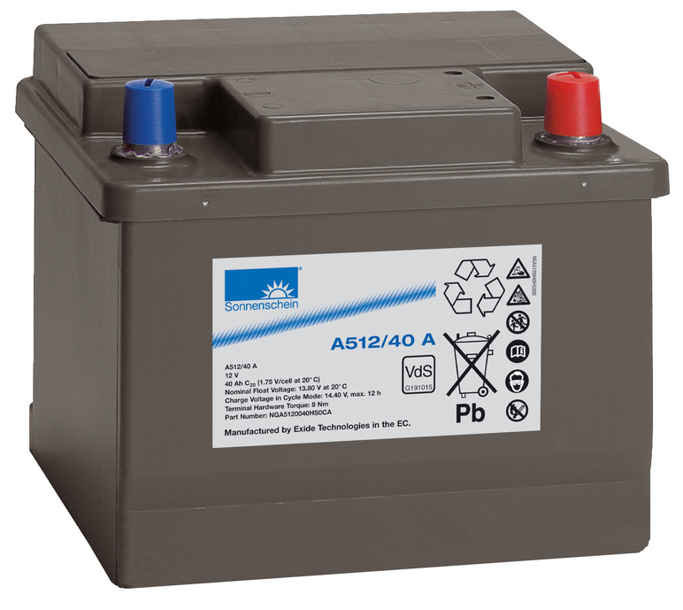 Artikelbild Sonnenschein Bleiakku A512/40 – 12 V 40 Ah Gel-Batterie