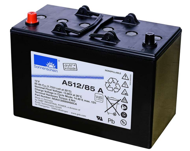 Artikelbild Sonnenschein Bleiakku A512/85 A – 12 V 85 Ah Gel-Batterie