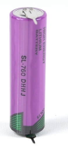 Tadiran SL-760PR Lithium Batterie AA mit 3,6 V und 2,2 Ah, mit radialen Pins Tadiran SL-760PR Lithium Batterie AA mit 3,6 V und 2,2 Ah, mit radialen Pins