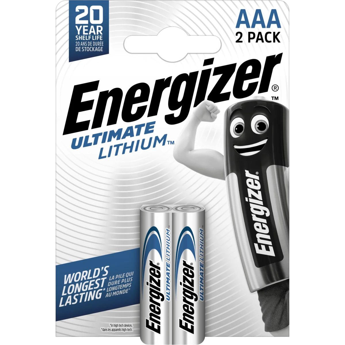 Energizer Ultimate Lithium Rundzelle L92  2er-Blister