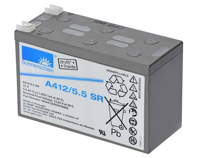 Artikelbild Sonnenschein Bleiakku A412/5,5 SR – Leistungsstarker Gel-Akku für vielfältige Anwendungen