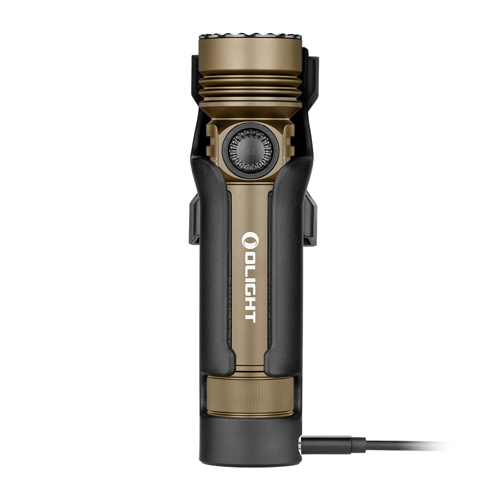 OLight Seeker 4 Pro Professionelle LED Taschenlampe in Desert Tan