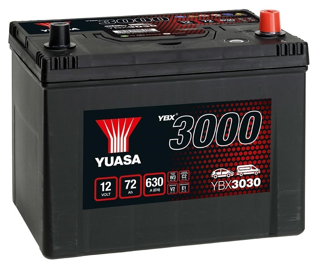Bild Yuasa Auto Batterie YBX3030 12V 72Ah 630A