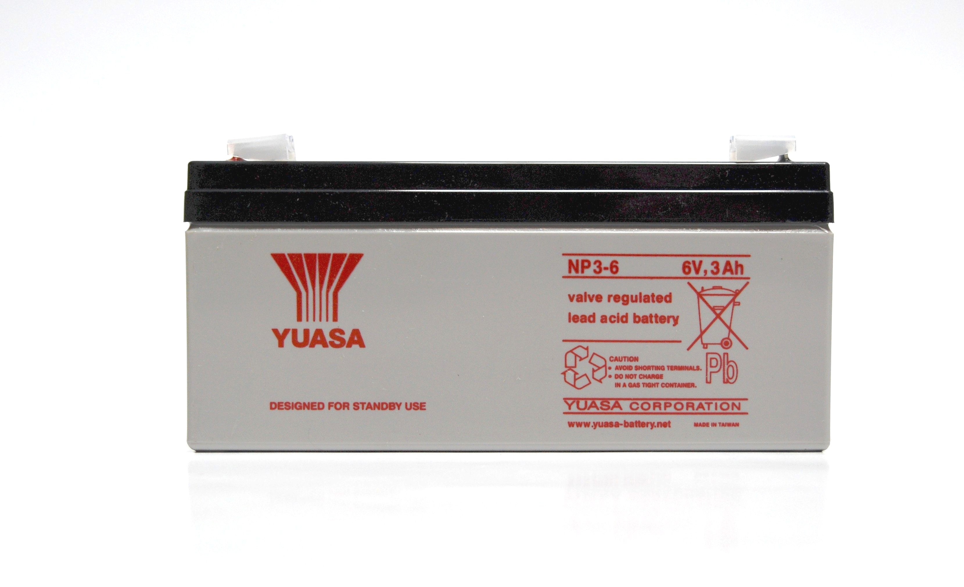 Bild Yuasa Bleiakku mit 6V und 3Ah – NP3-6