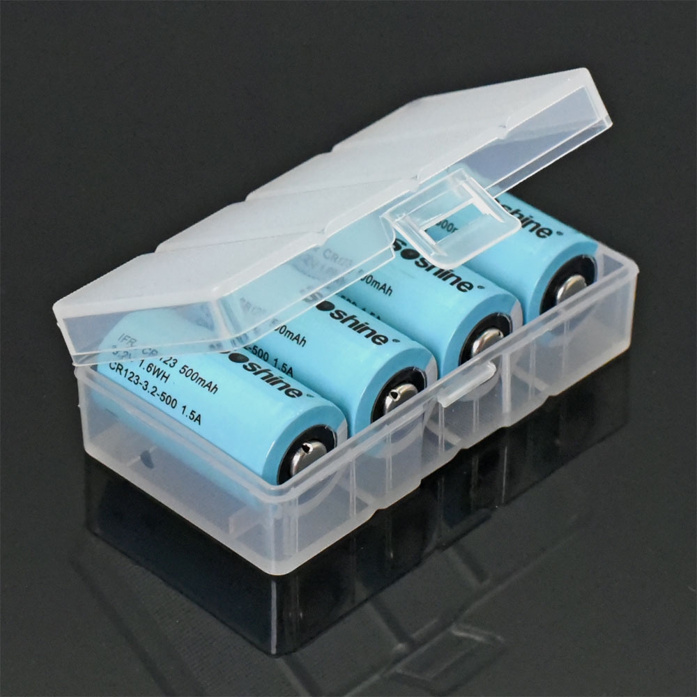 Soshine Batteriebox 4x CR-123A, 16340 Soshine SBC-027 (L x B x H) 73 x 41 x 22 mm