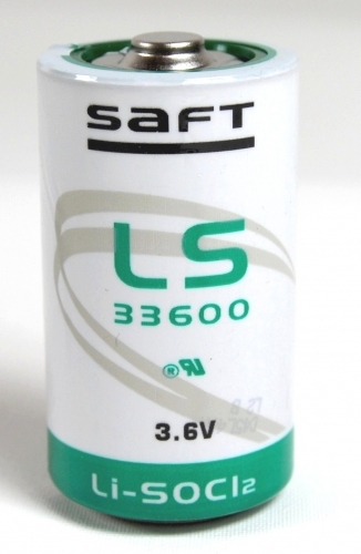 Produktbild Saft Lithium Rundzelle LS33600 mit 3,6 V und 17,0 Ah