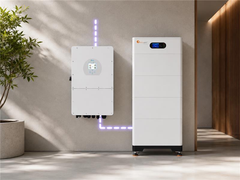Hochvolt PV-Set bestehend aus: Deye SUN-12kW 3Phasen Hybrid-Wechselrichter & Felicity FLH96050SG01 Batteriespeicher mit 20,48kWh
