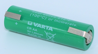 Varta Lithium Rundzelle CRAA LF-U AA 3 V 2 Ah 50,5 x 14,7mm