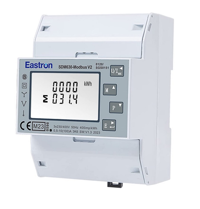 Eastron SDM630-MODBUS V2 MID Stromzähler - Präzise Energieüberwachung und MID-zertifiziert