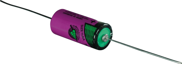 Tadiran Lithium 2/3AA 3,6V 1,5Ah mit axialen Drähten / CNA