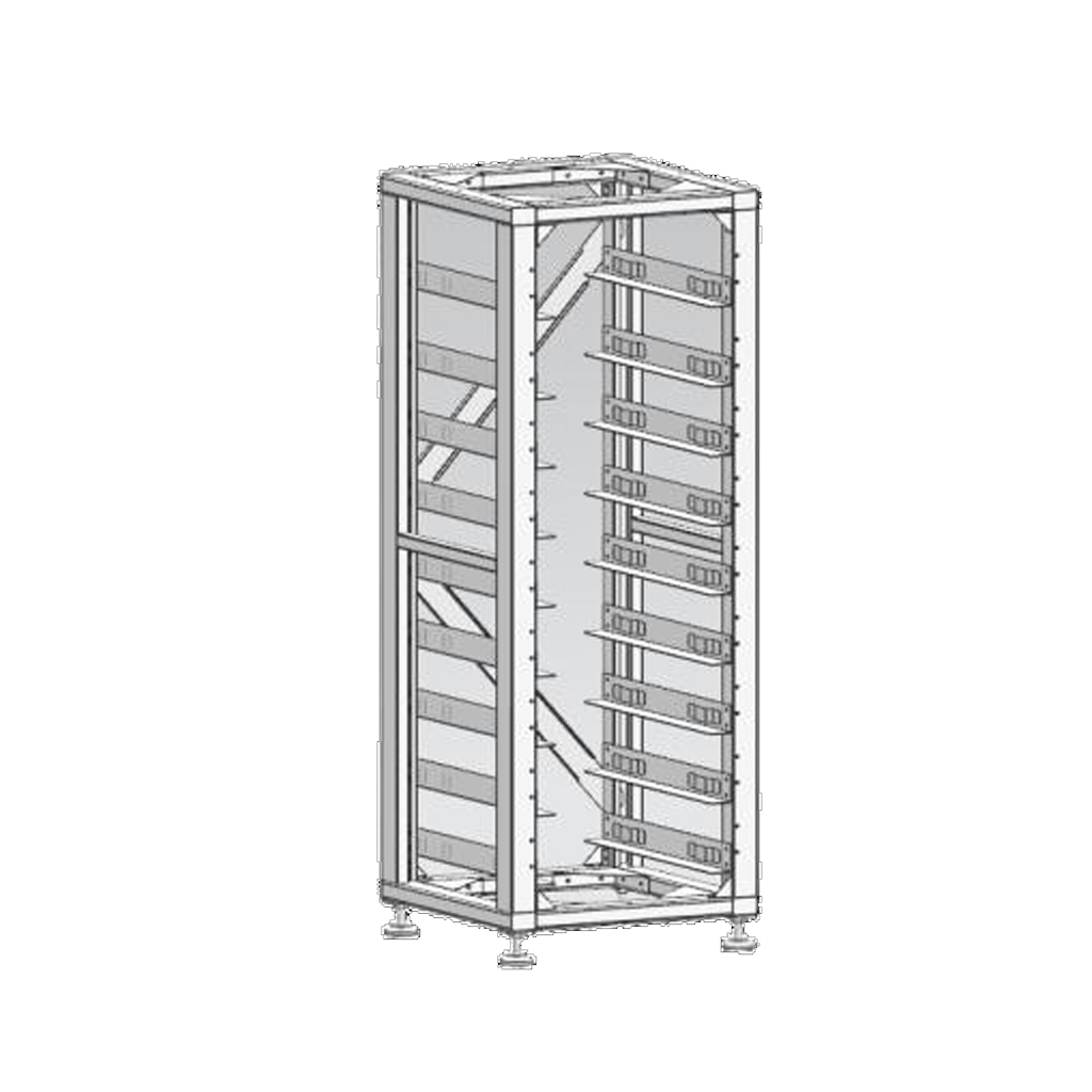 DEYE Standard 19-Zoll-Rack – Robustes Montagesystem für BOS-G-Pack5.1 Batteriespeicher