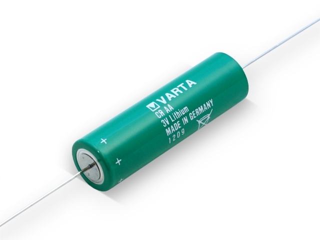 VARTA Lithium Rundzelle CRAA 3V mit axialen Anschlüssen VARTA Lithium Rundzelle CRAA 3V mit axialen Anschlüssen