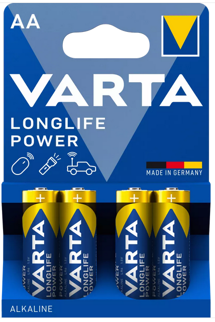 Varta Longlife Power Batterie 4906 / LR6 4er-Blister