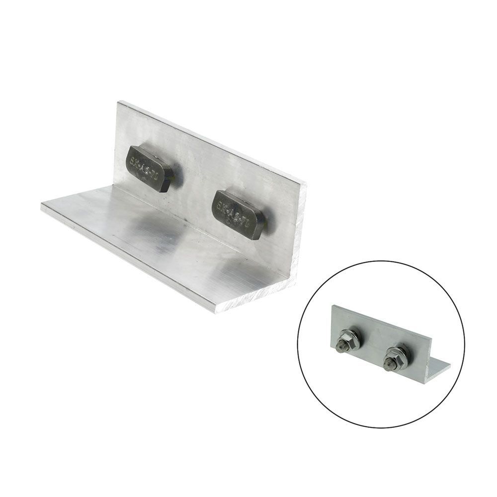 Avanti 2-Loch Winkelverbinder mit Schraube & Mutter Avanti 2-Loch Winkelverbinder mit Schraube & Mutter