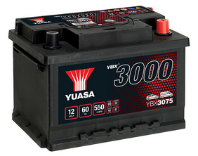 Bild Yuasa Autobatterie YBX3075 – 60Ah, 540A, Wartungsfrei – Hohe Leistung für Ihr Fahrzeug