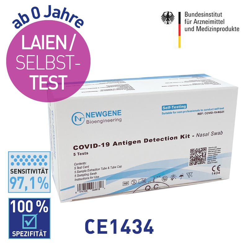 Newgene Antigen Laientest 5er Pack CE1434
