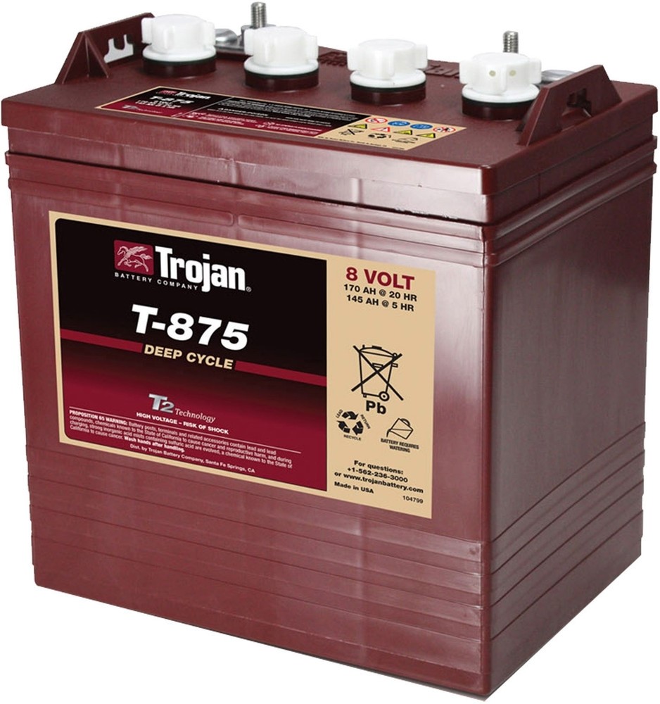 Trojan deep cycle Blei Wartungsarm 8V 170Ah/20h Embedded Low Profil
