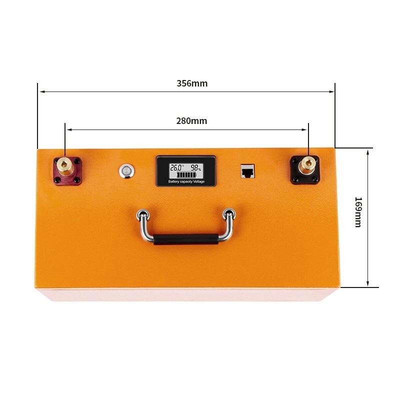 Bild CBT VB007 Caravaning Batterie 1536Wh mit Bluetooth und integriertem Batterie Management System (BMS)