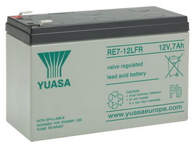 YUASA RE7-12LFR V0-Gehäuse Blei 12V 7Ah FR