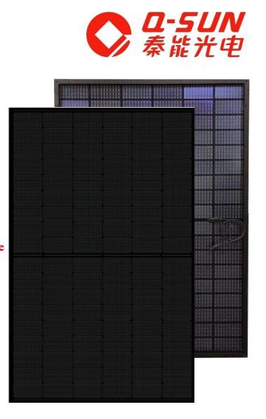 Q-SUN TopCon Solarmodul BiFacial 420 W Full Black
