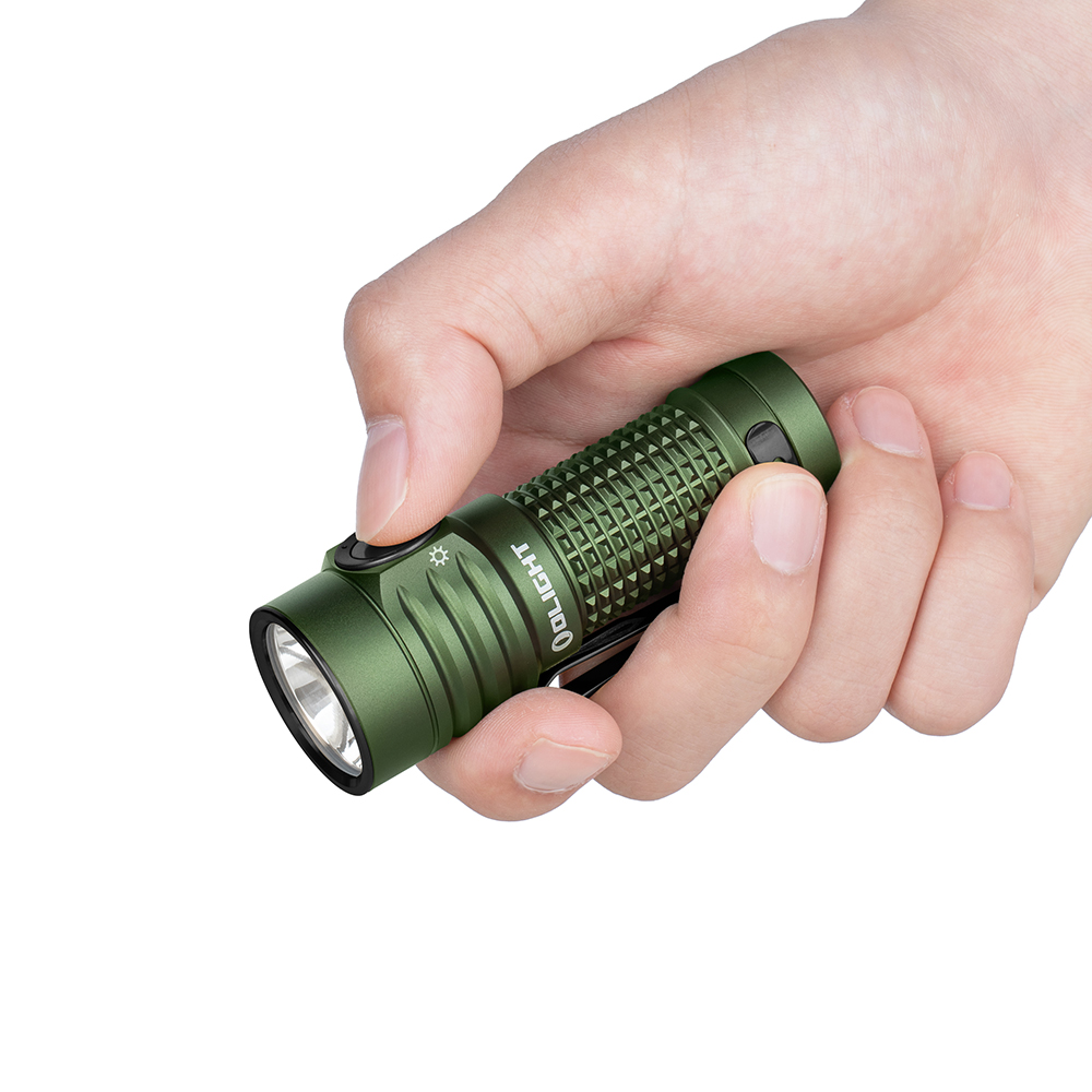 OLight Baton Turbo Professionelle LED Taschenlampe (OD Green)