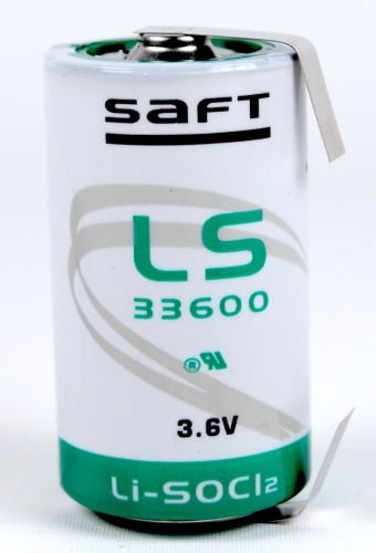 Saft Lithium Rundzelle LS 33600 LF-U Saft Lithium Rundzelle LS 33600 LF-U