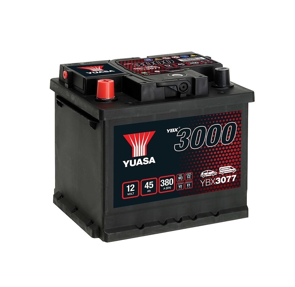 Bild Yuasa Auto Batterie YBX3077 12V 45Ah 380A