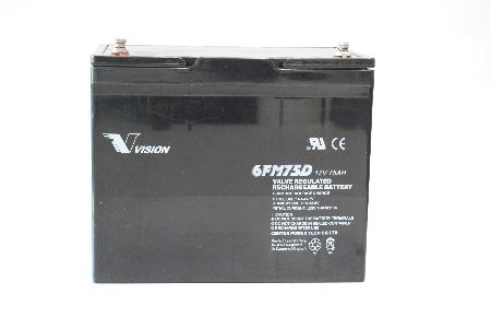 Bild Vision Bleiakku 6FM75TDX Cyclic mit 12V und 75Ah