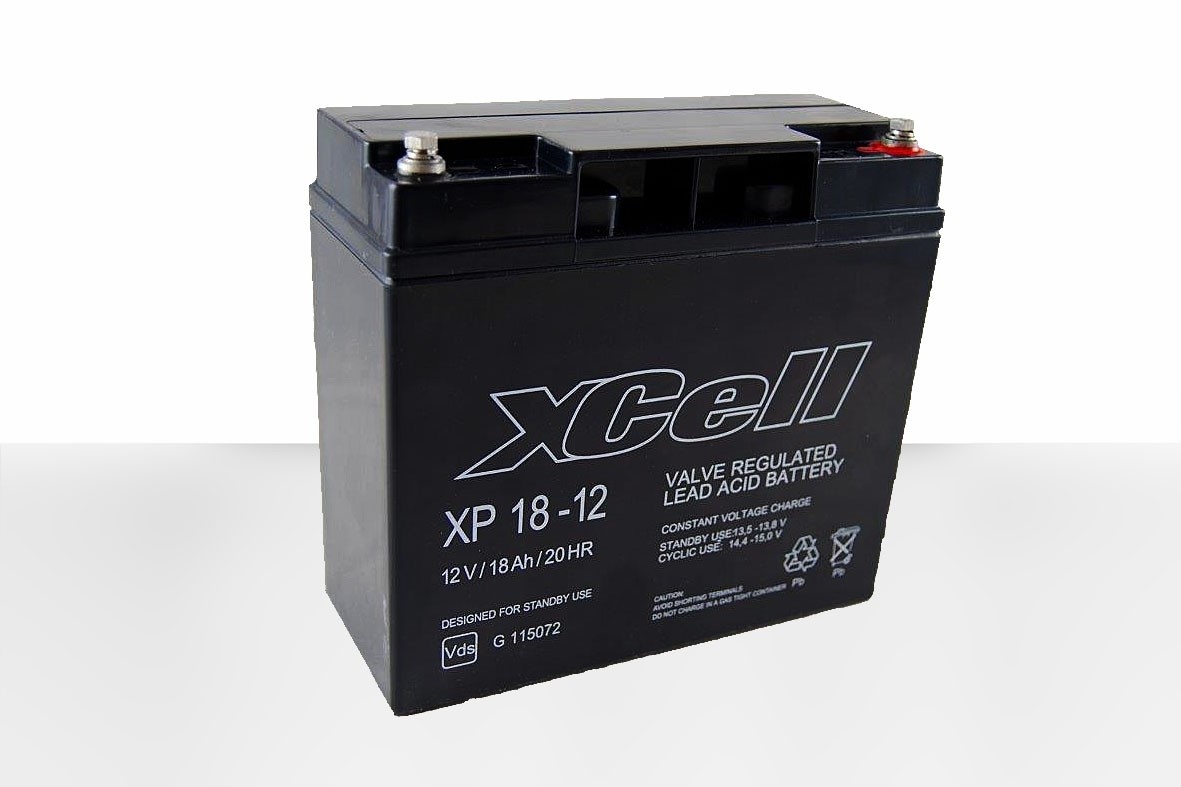 XCELL Bleiakku XP18-12 12 V 18 Ah 182x77x168mm M5 VDS G115072