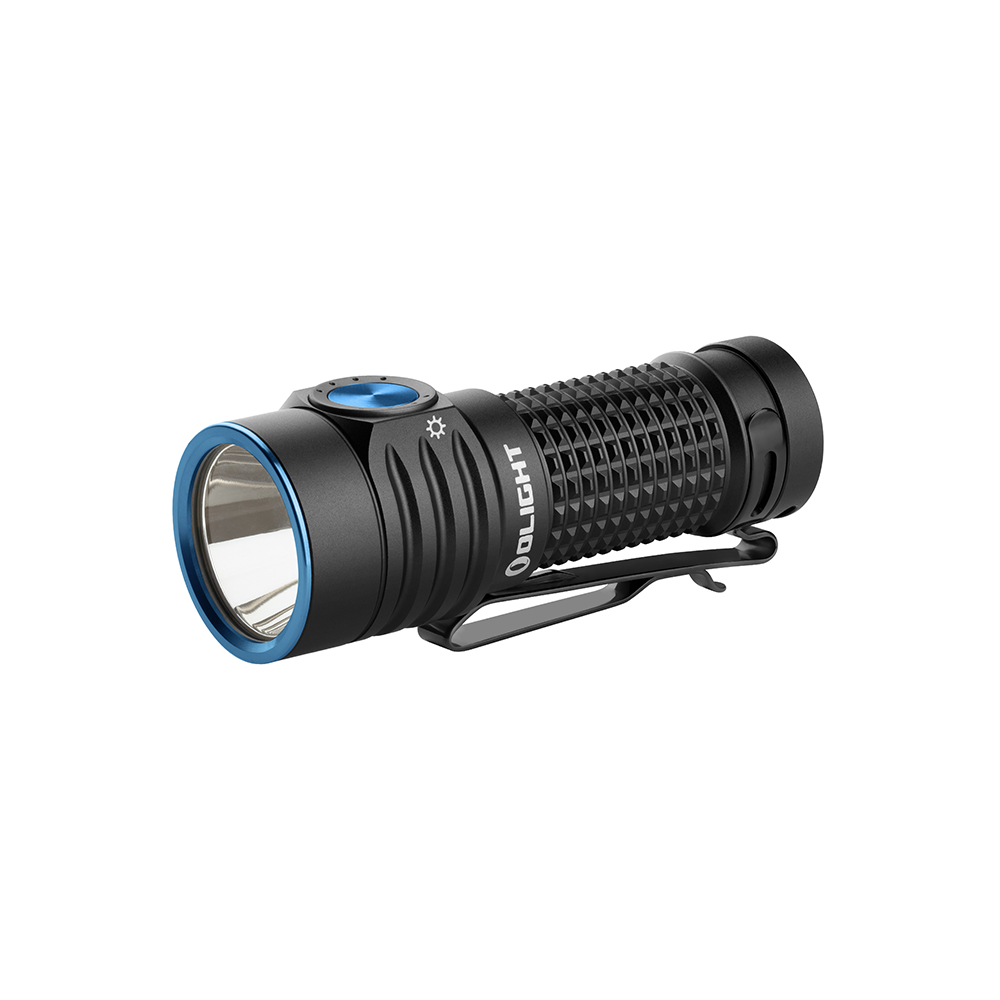 OLight Baton Turbo Professionelle LED Taschenlampe (Schwarz)