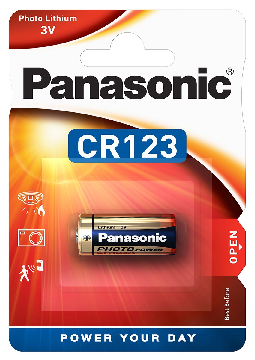 Panasonic Lithium Photobatterie CR123A Einzelblister