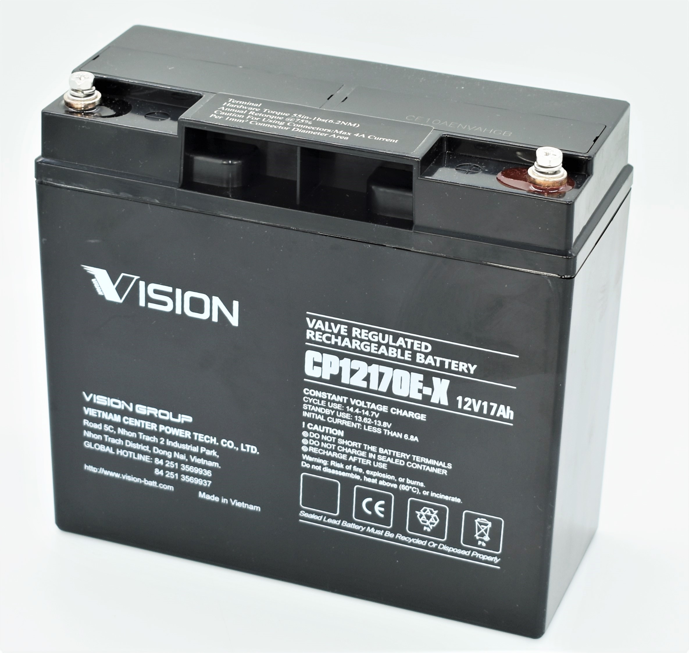Bild Vision Bleiakku CP12170EX mit 12V und 17Ah