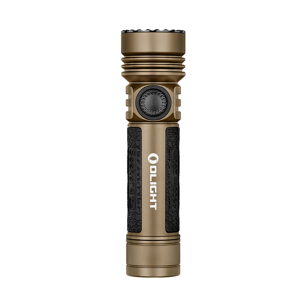 OLight Seeker 4 Pro Professionelle LED Taschenlampe in Desert Tan