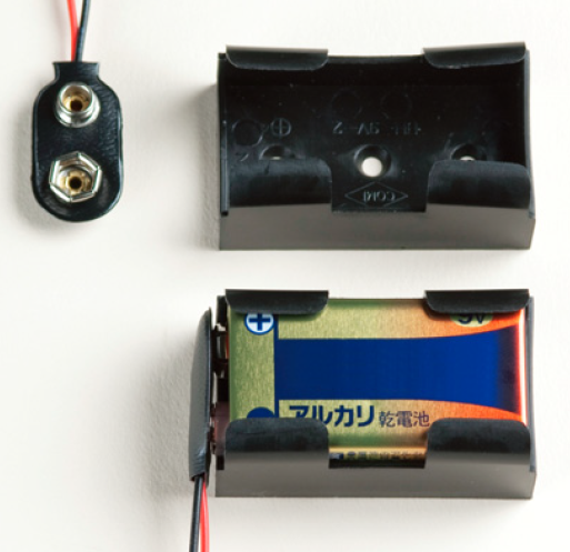 Batteriehalter mit Snap-Terminal + Snap für 1x 9V